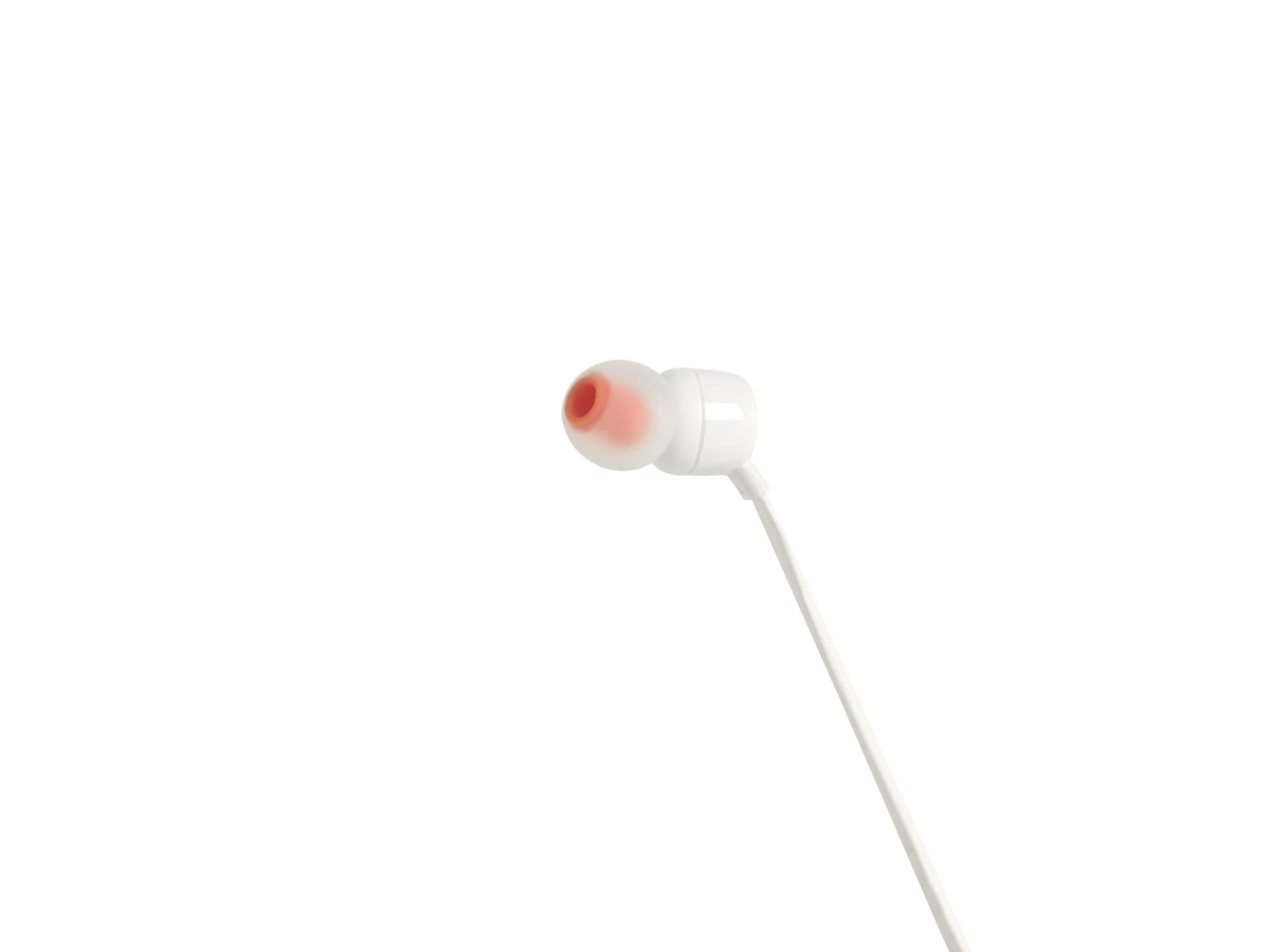 JBL Tune 110, Intra-auricolari con cavo, con comando/microfono, Bianco - 2
