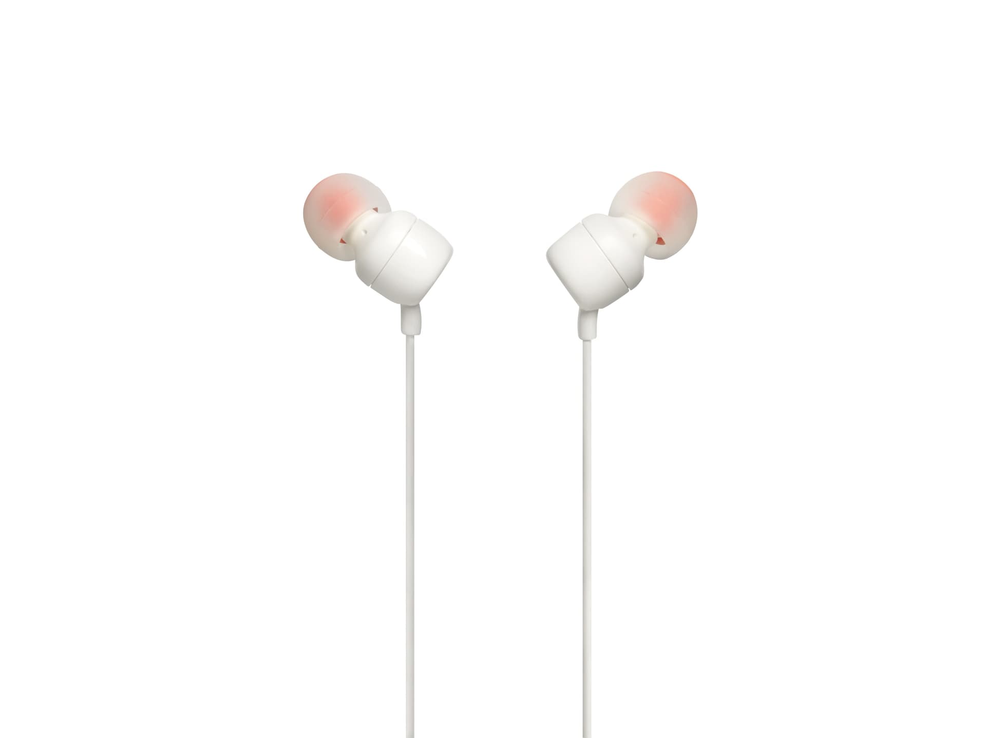 JBL Tune 110, Intra-auricolari con cavo, con comando/microfono, Bianco - 3