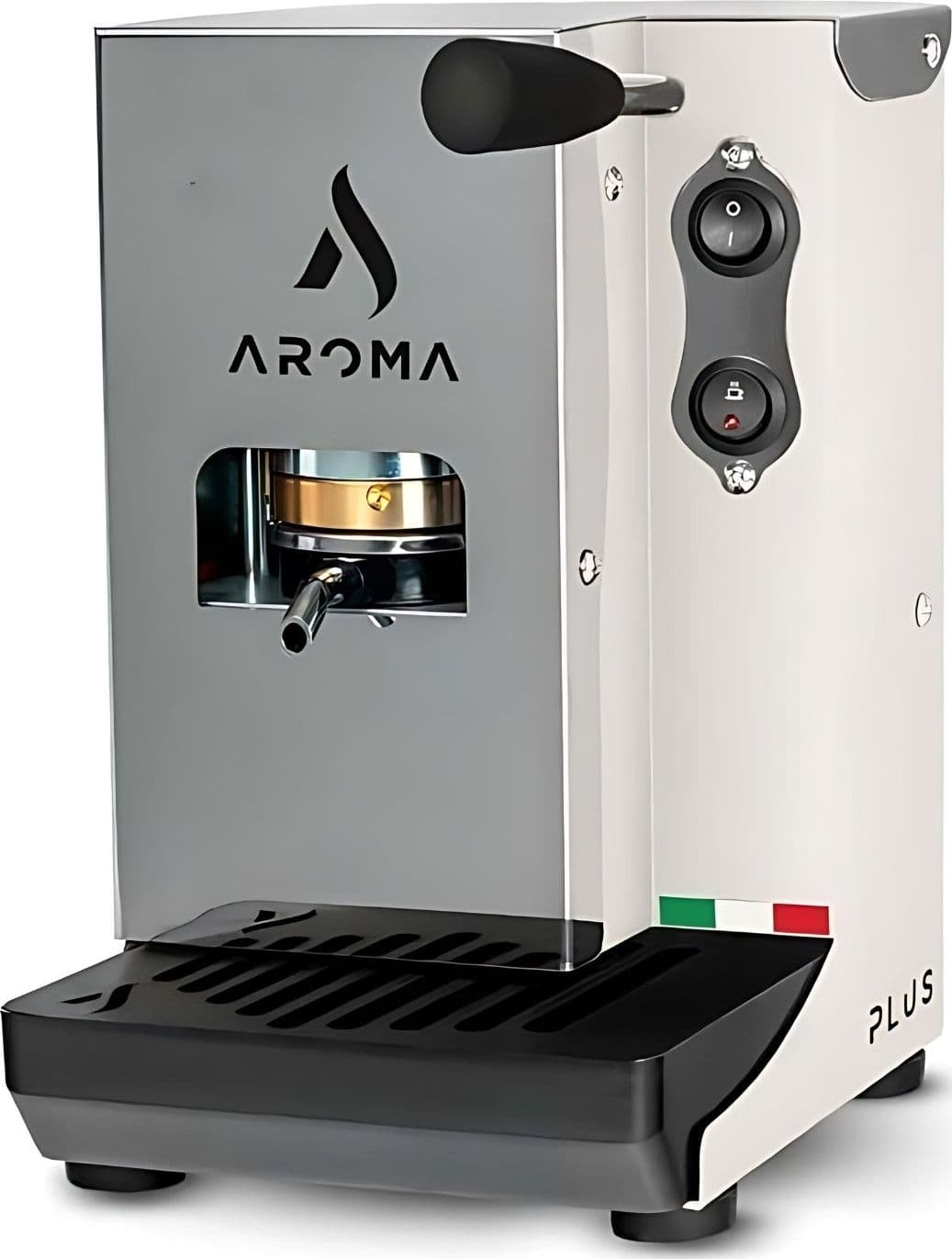 Aroma Plus Basic Macchina da Caffè Cialde 44mm Bianco