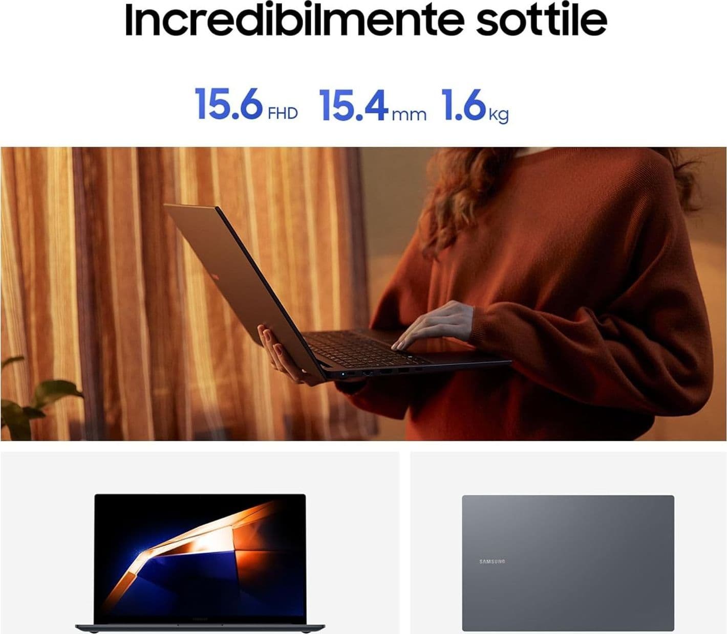 Samsung Galaxy Book4 15.6" i3-100U 8+512GB W11H NP750XGK-KG8IT - 4