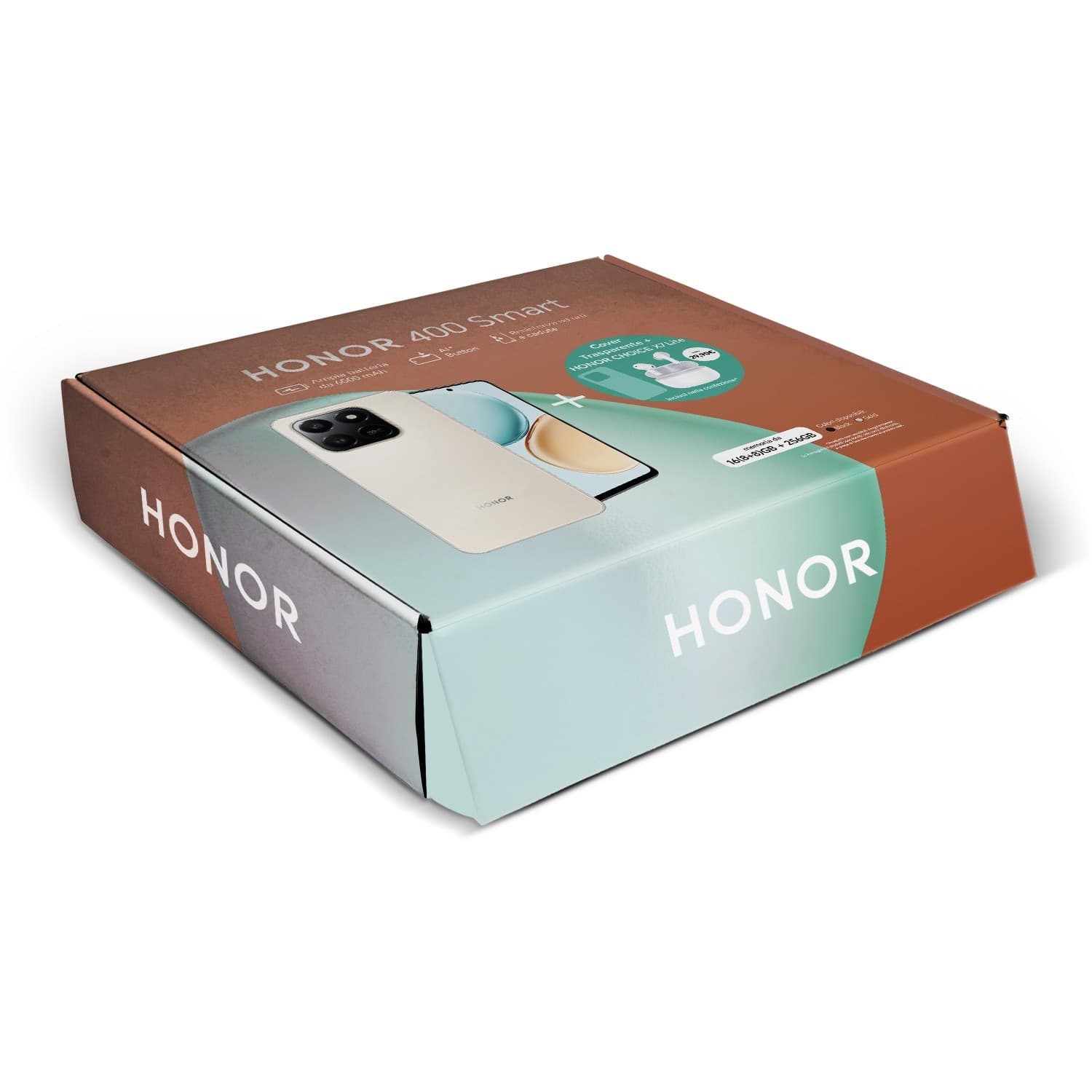 SMARTPHONE HONOR 400 SMART 8+256GB VELVET BLACK BUNDLE X7 LITE + TPU CASE - 3