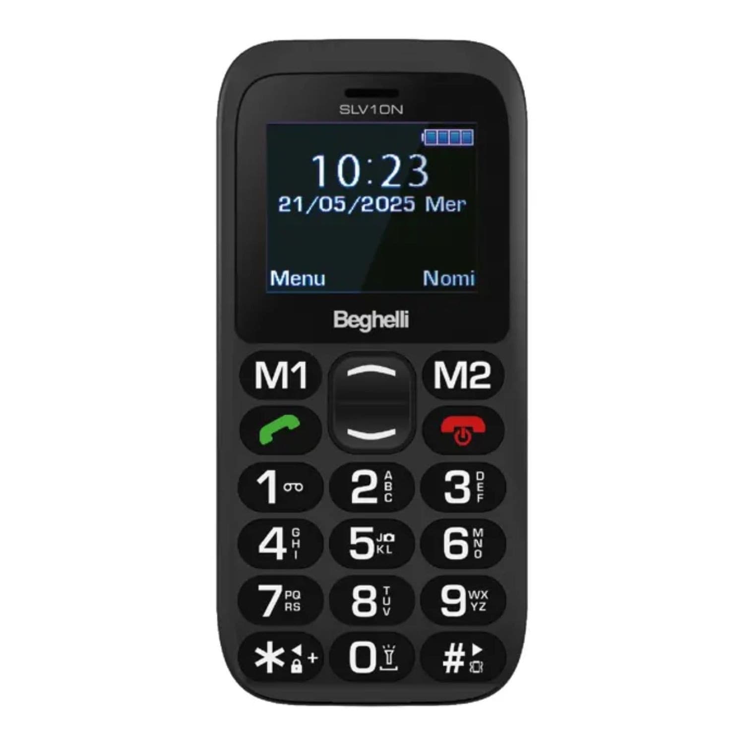 Beghelli Cellulare Anziani Black SLV10 - 1
