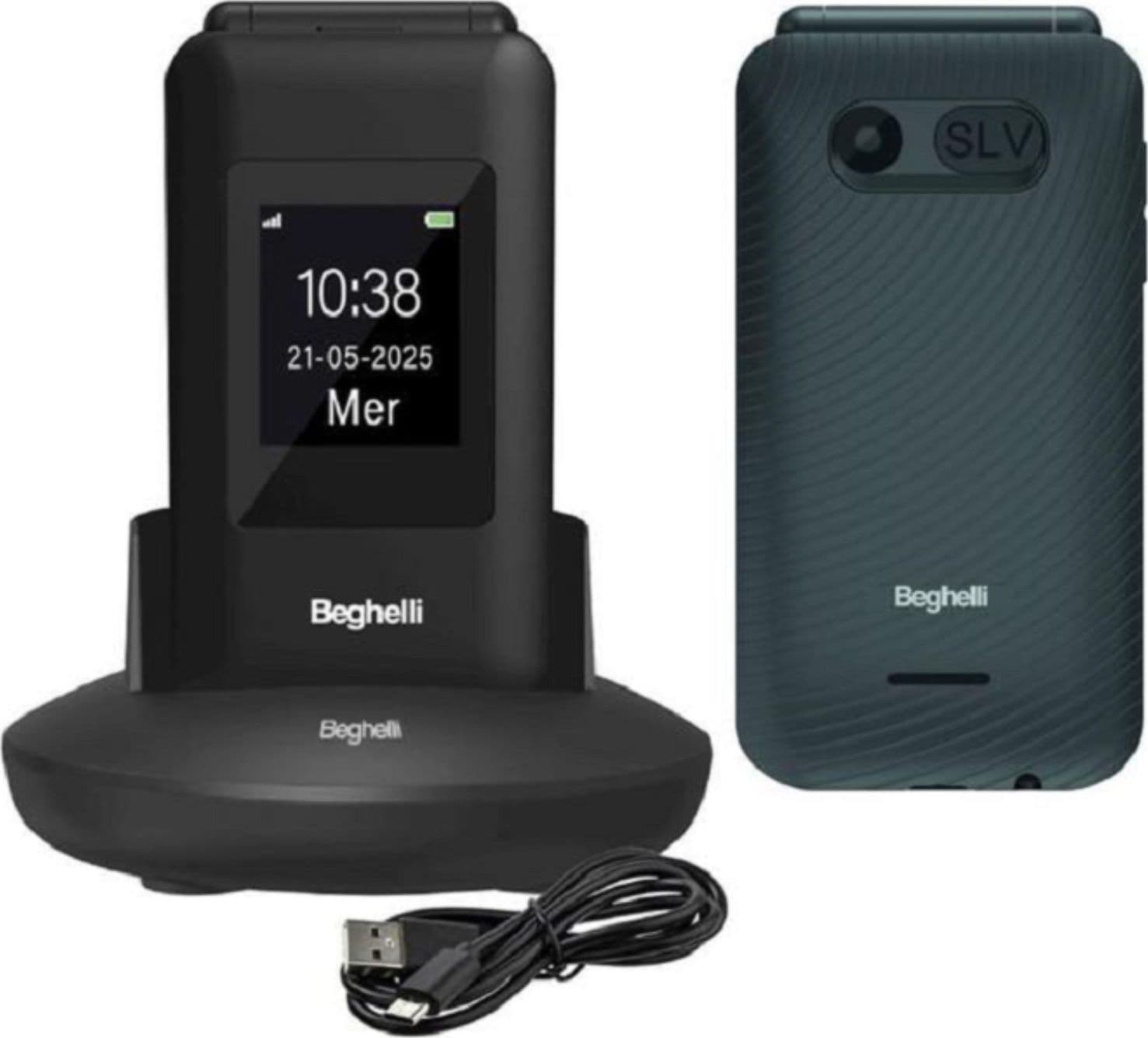Beghelli Cellulare Anziani Black SLV41 - 1