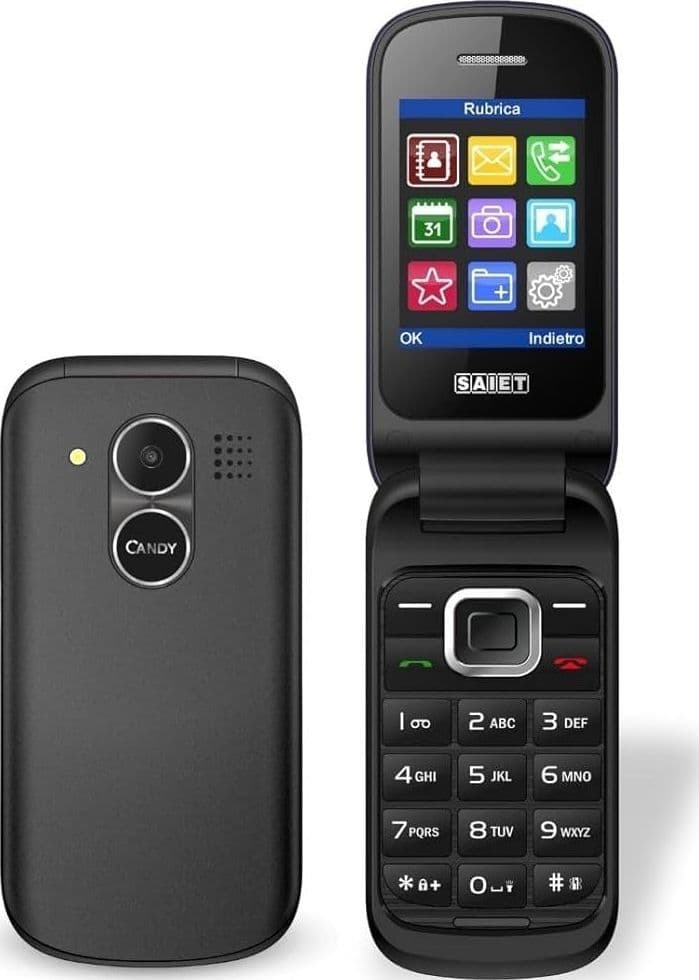 CELLULARE SAIET CANDY NERO