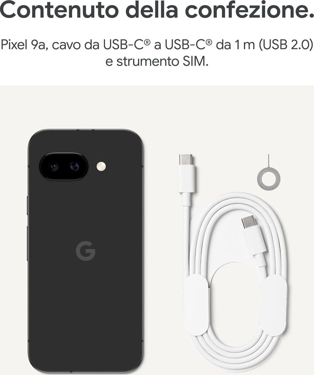 Google Pixel 9a 8+256GB 6.3" 5G Obsidian Black DS EU - 6
