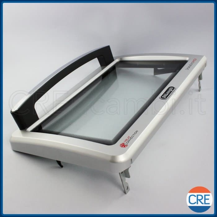 Sportello Forno Argento con Cerniere per Sfornatutto Midi EO24752 Delonghi - 2