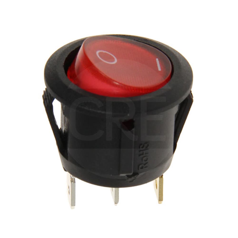 Interruttore Luminoso On-Off Rosso per Stiromatic 6256, 6277, 6290, Pro360, VVX380, Stirella 440D - 2