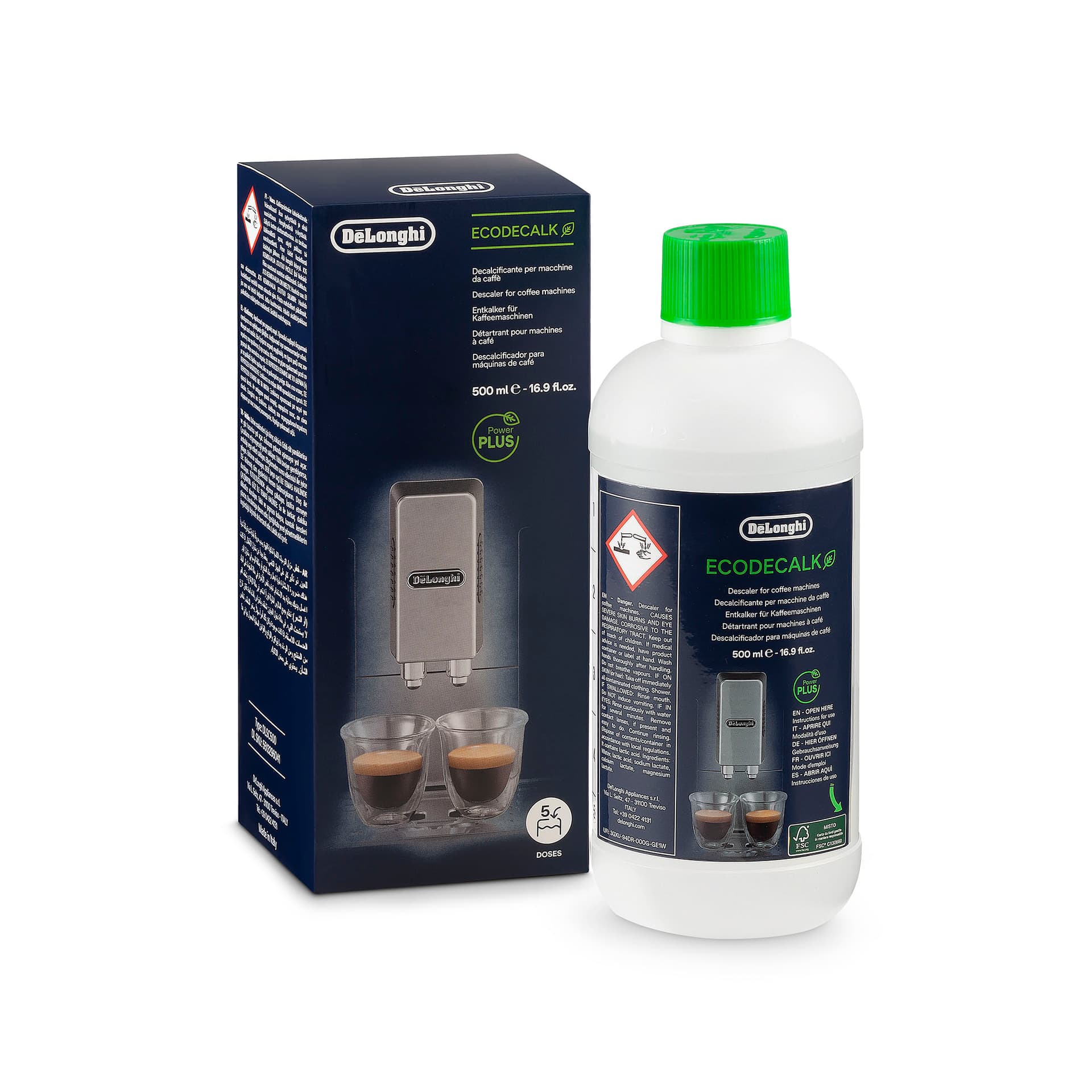 Decalcificante De'Longhi EcoDecalk DLSC500 Liquido per Macchina Caffè - 500ml - 2