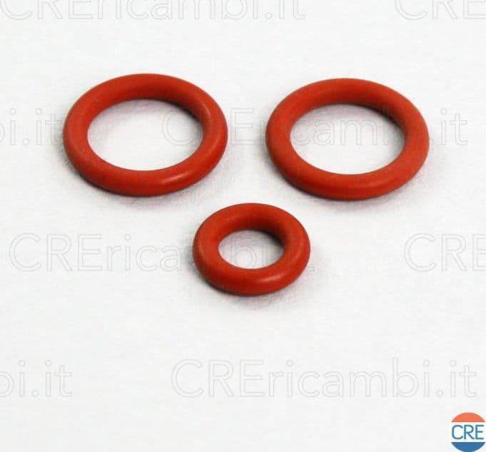 Kit 3 Guarnizioni Perno Caldaia per Macchina Caffè Saeco