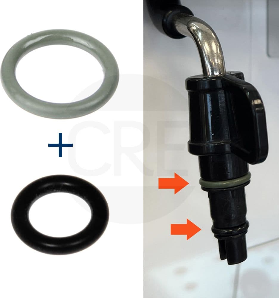 2 Guarnizioni O-Ring Cappucinatore per Autentica, Dinamica, Eletta, Intensa, Magnifica, Primadonna - 2