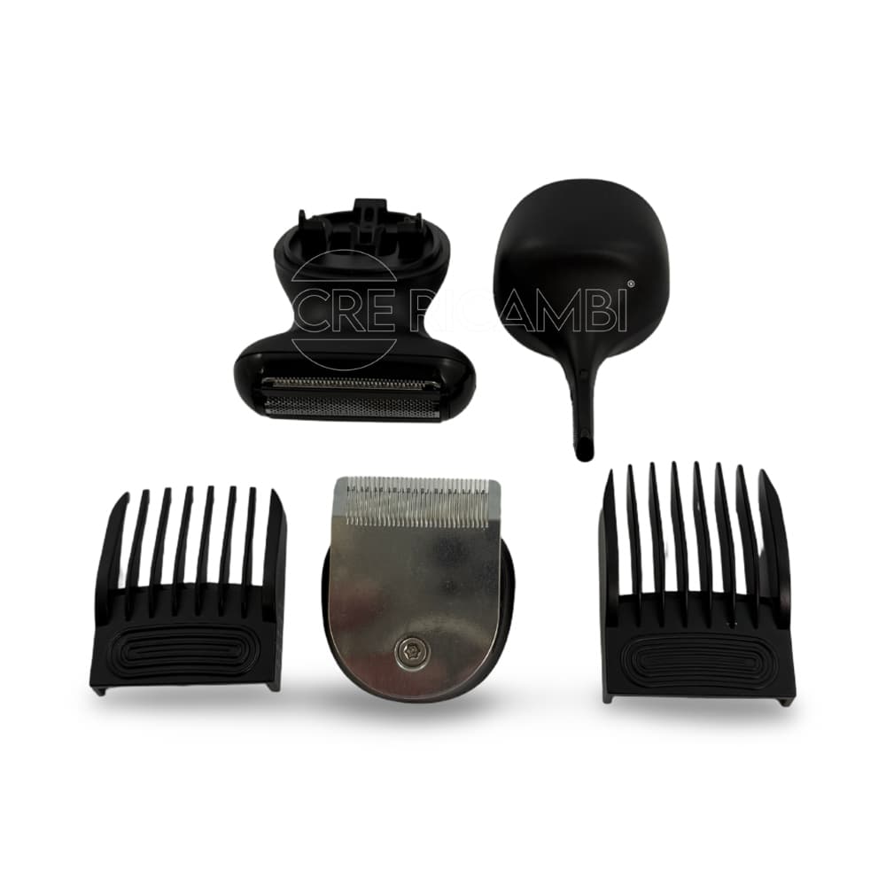 Testina Radente con 4 Accessori per Grooming Kit Ducati by Imetec GK608 WarmUp, GK618 Gearbox - 2
