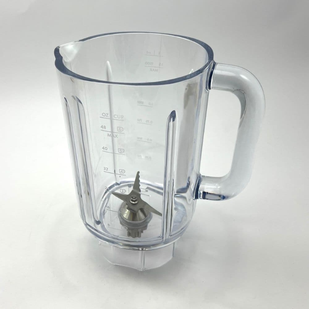 Bicchiere Vetro con Lame per Frullatore Smeg BLF03.. - 2