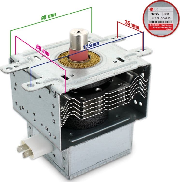 Magnetron 2M226 LG Compatibile Adattabile per Forno Microonde - 2