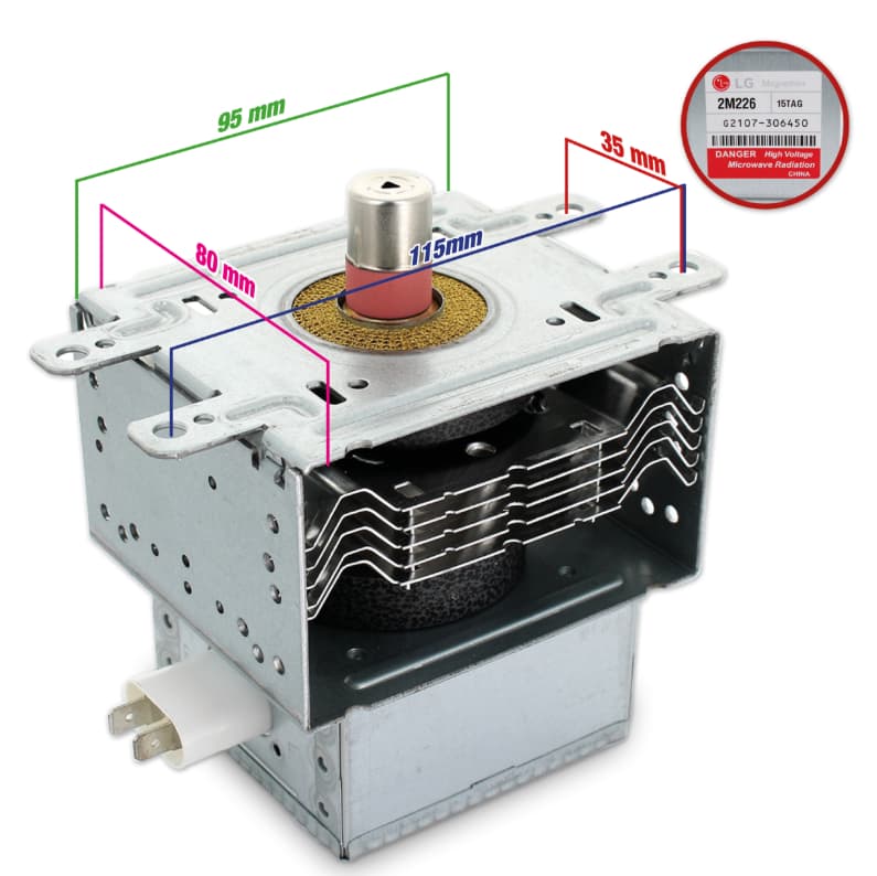 Magnetron 2M226 LG Compatibile Adattabile per Forno Microonde - 2