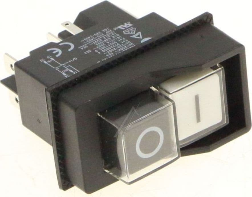 Interruttore KJD17 Contatti 4+1 per Affettatrice Grattugia Tritacarne - 2