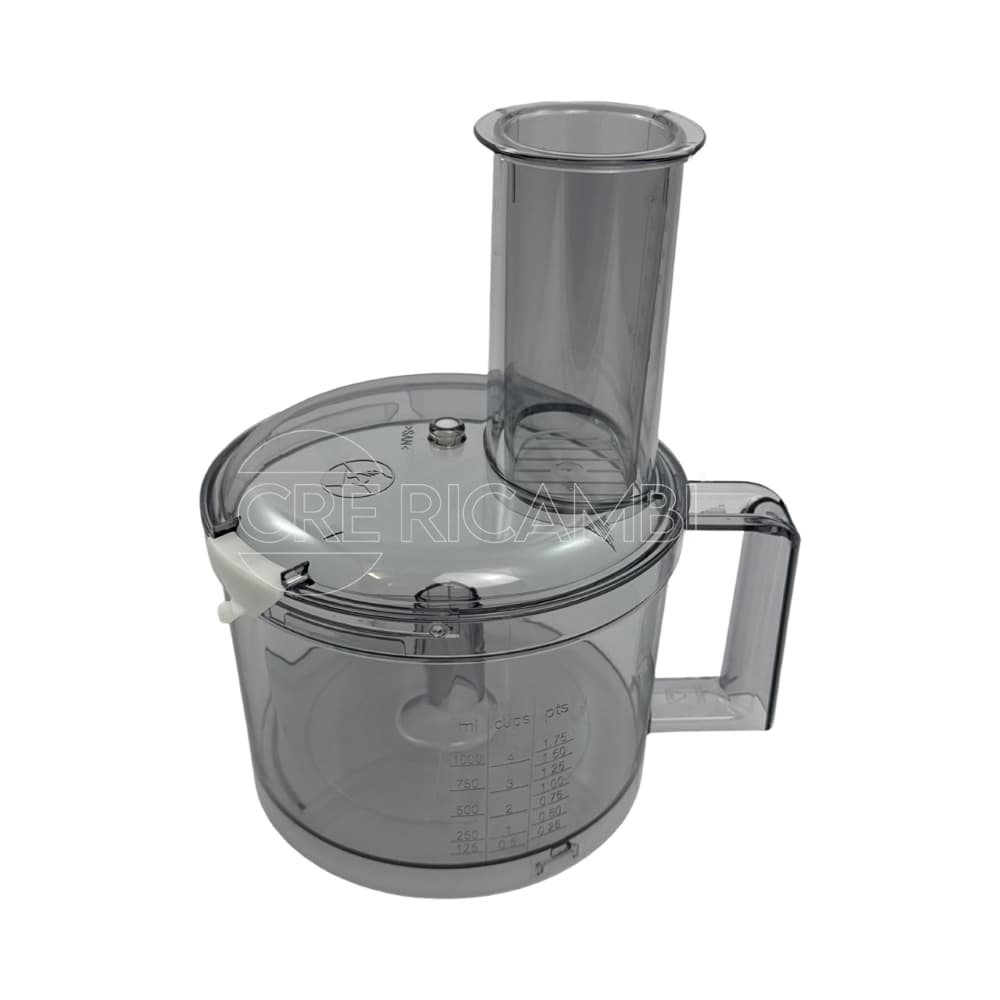 Ciotola con Coperchio e Pressino per Robot Cucina MCM20, MCM22, MK20, MK22 - 2