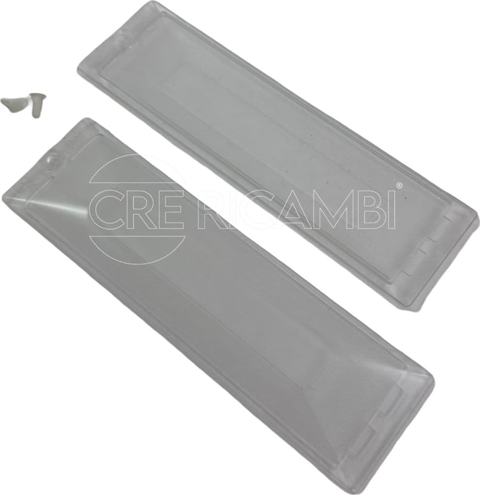 2 Plafoniere Copri Lampada 178 x 50 per Cappa Aspirante Faber - 2