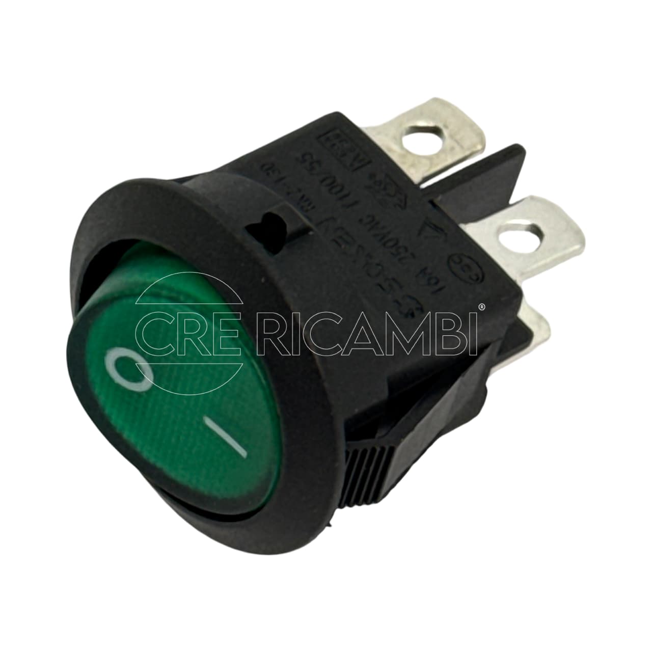 Interruttore Circolare, 4 Contatti, Luminoso Verde per Macchina Caffè Aroma - 2