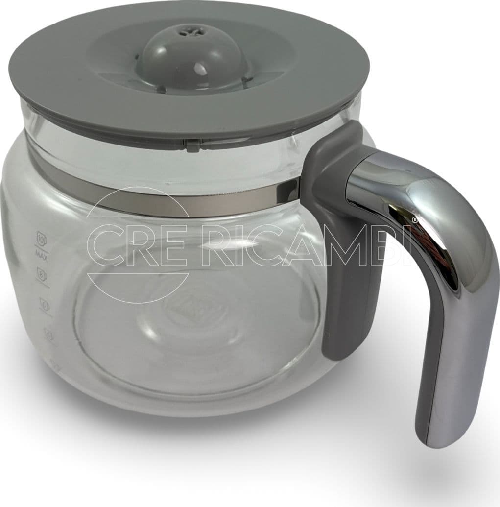 Caraffa in Vetro 10 Tazze per Macchina da Caffè Filtro Smeg DCF01, DCF02