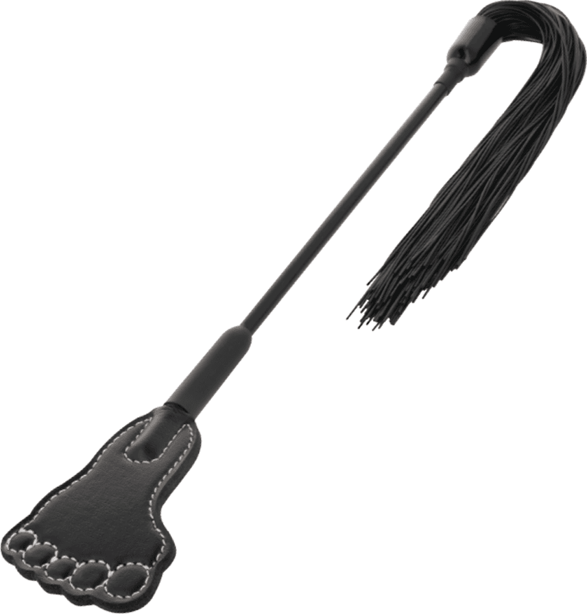 Frustino Piedino da cavalli nero 40 cm circa fetish bondage BDSM sadomaso nero