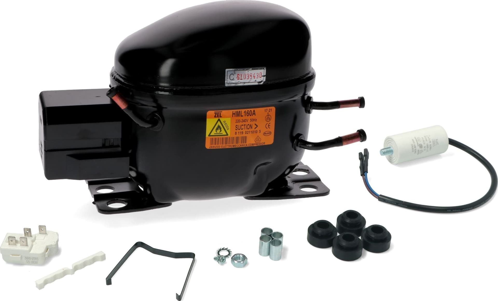 Compressore frigorifero / congelatore    zel hml160a    r600   lbp 9,20cc - 3