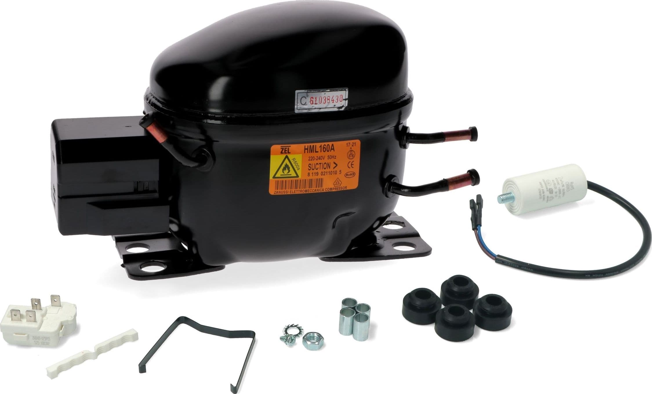 Compressore frigorifero / congelatore    zel hml160a    r600   lbp 9,20cc - 4
