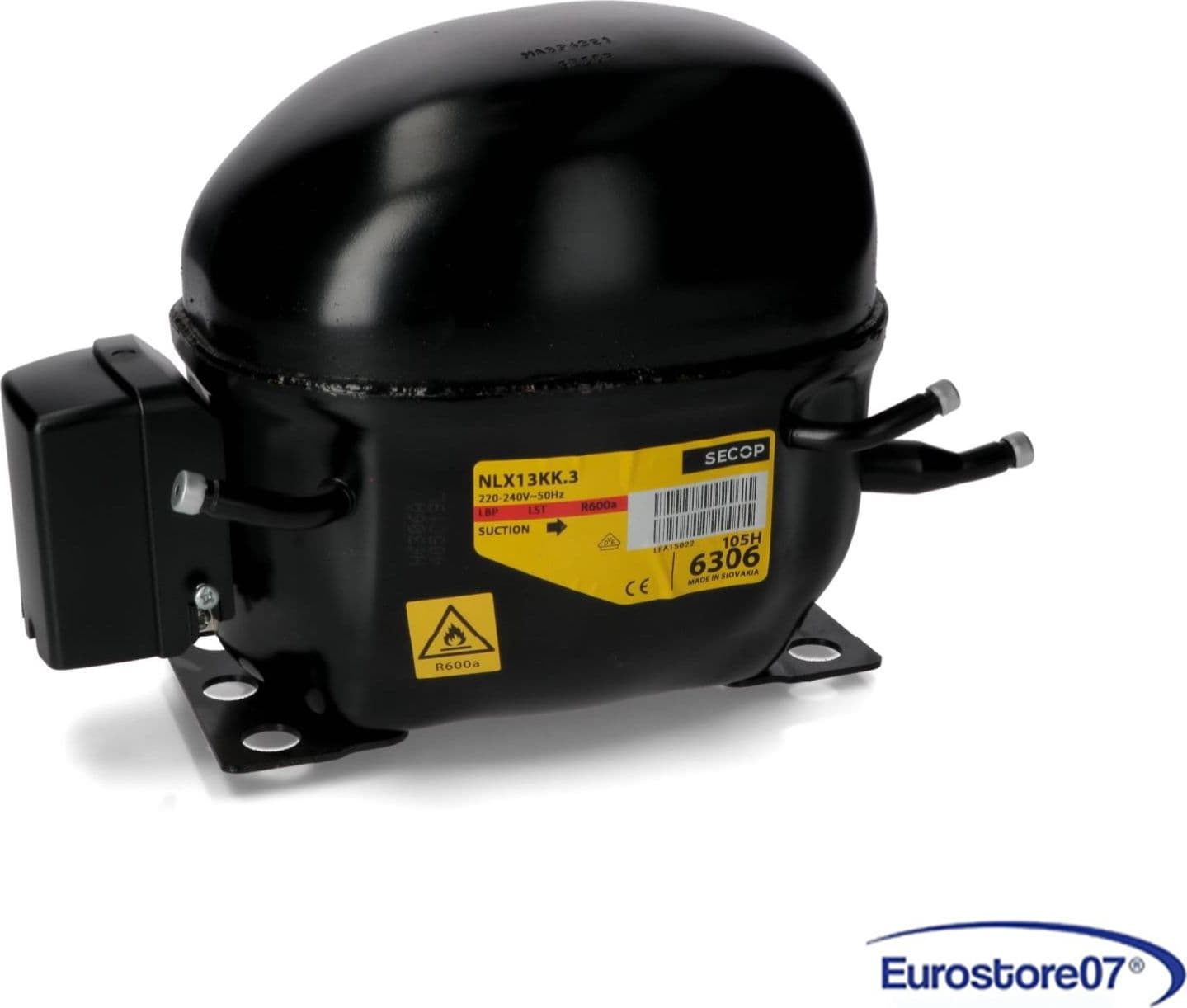 Compressore frigorifero / congelatore secop nlx13kk.3 r600a lbp 13,25cc