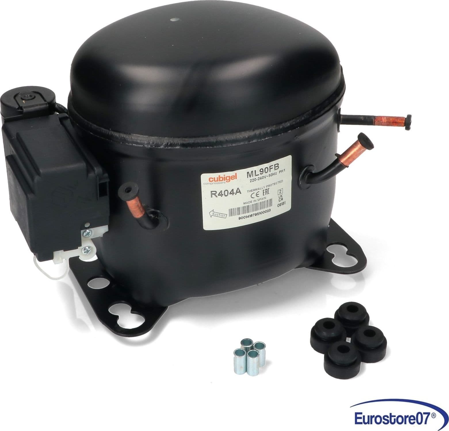Compressore frigorifero /    cubigel ml90fb - gas r404 - a/r507 lbp 8,86cc - 1