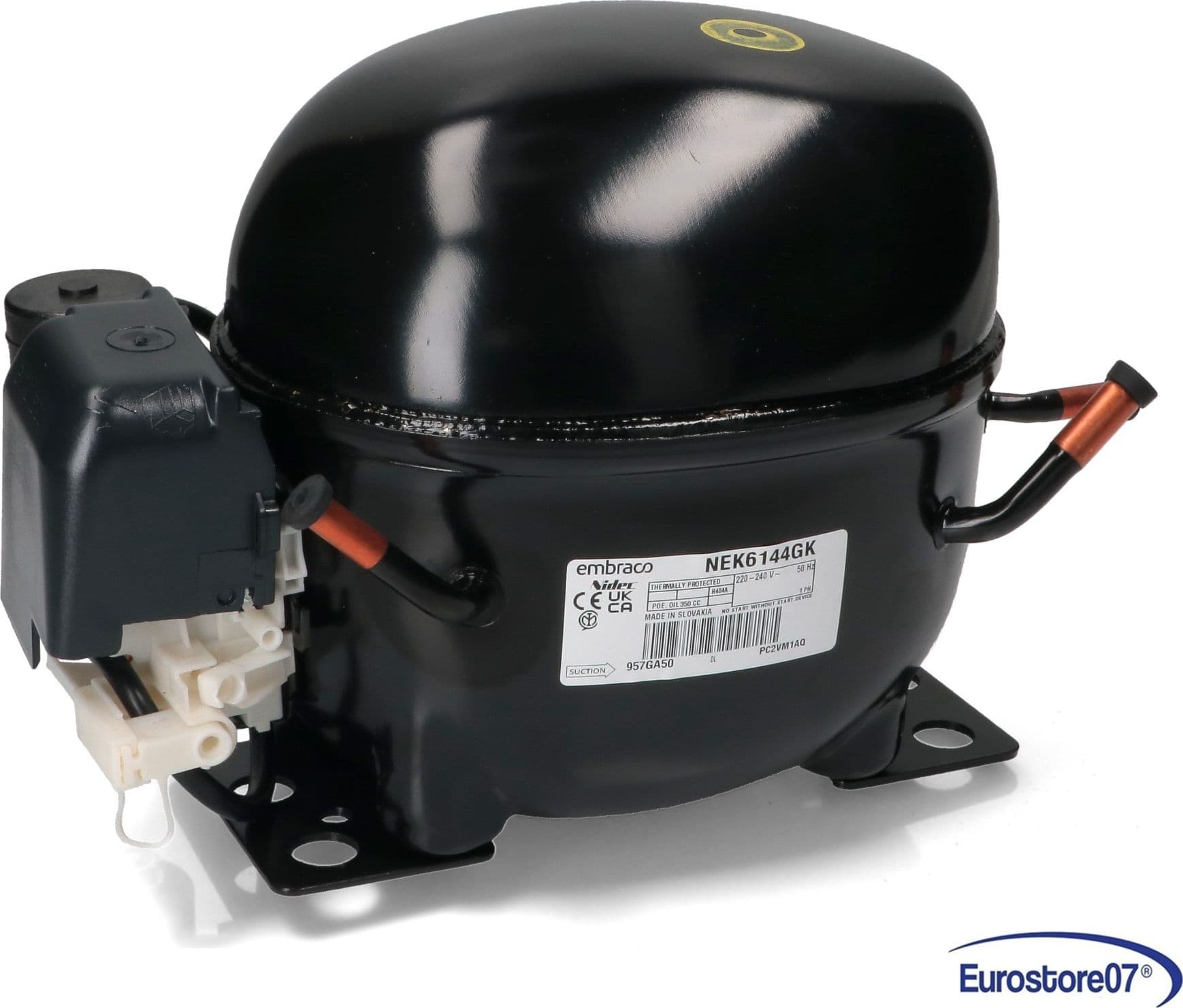 Compressore frigorifero / embraco nek6144gk - gas r404a - mhbp 4,51cc