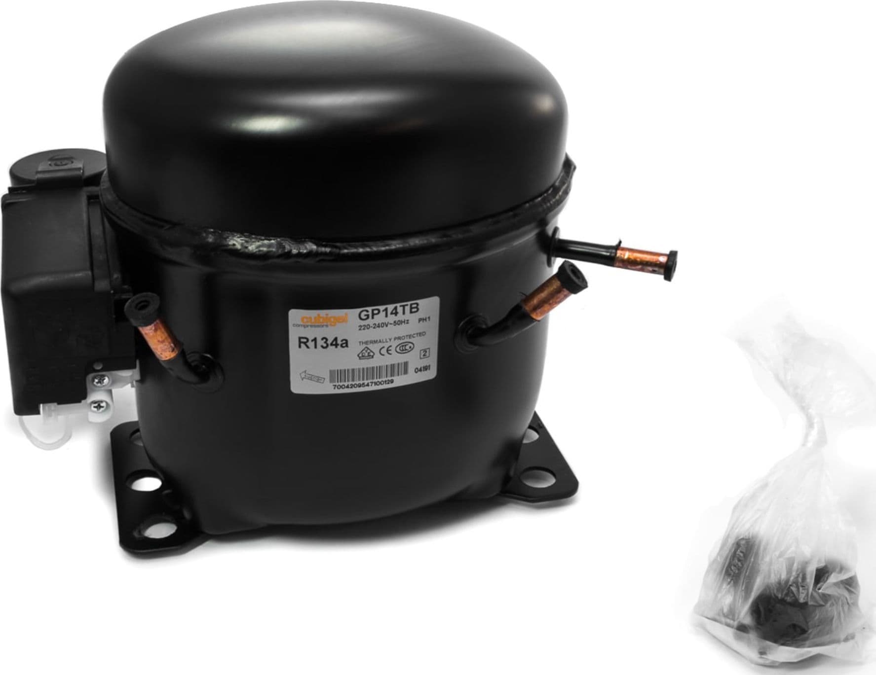 Compressore frigorifero / congelatore / cubigel gp14tb - gas r134a -hmbp 14,00cc - 2