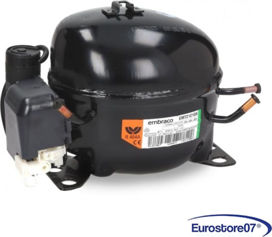 Compressore frigorifero / congelatore embraco emt2121gk gas - r404a -  lbp 5,2cc - 1
