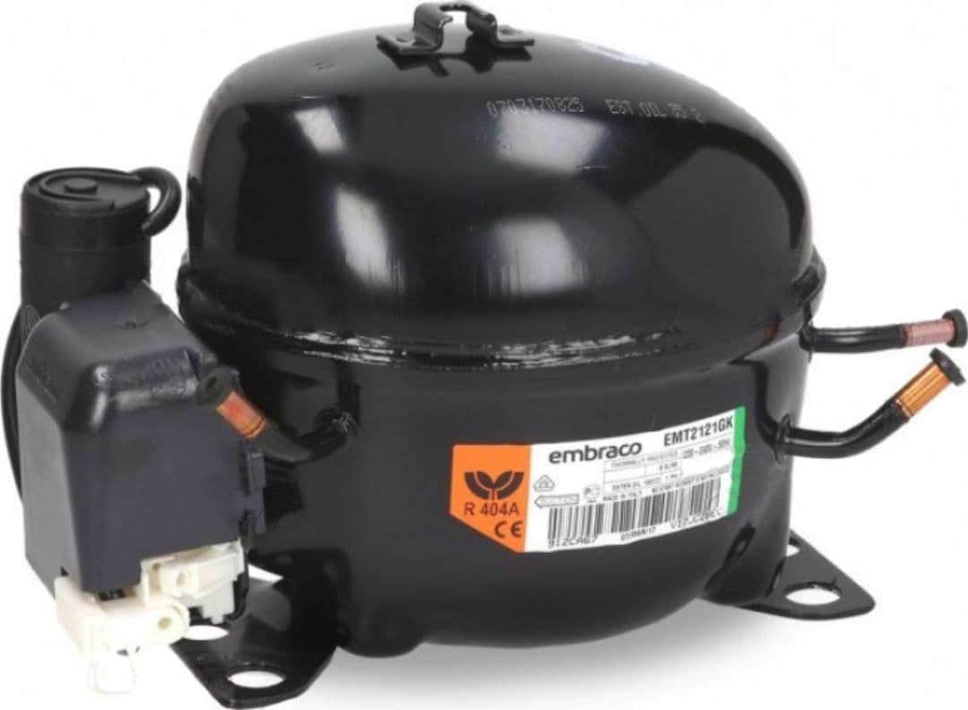 Compressore frigorifero / congelatore embraco emt2121gk gas - r404a -  lbp 5,2cc - 4