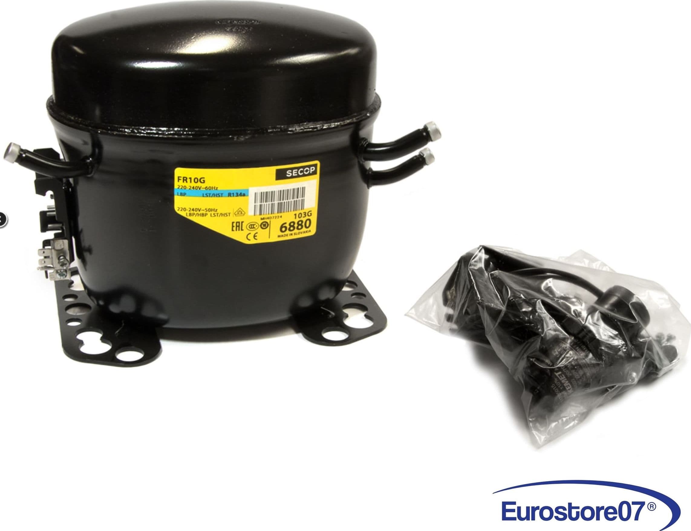 Compressore frigorifero / congelatore secop frk10g - gs r134a -  lmhbp 9,05cc - 1
