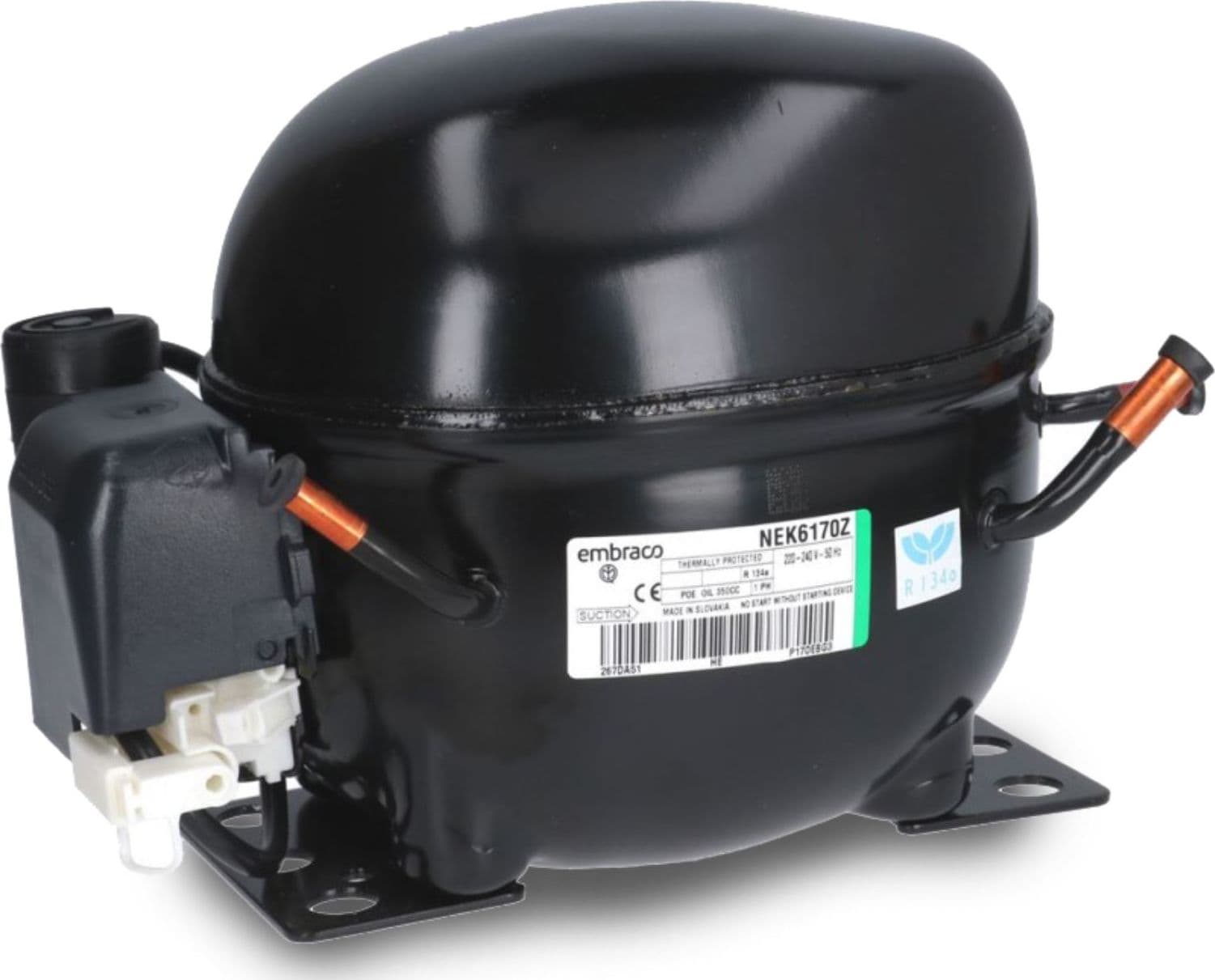 Compressore frigorifero / congelatore embraco nek6170z r134a mbp 50hz - 2