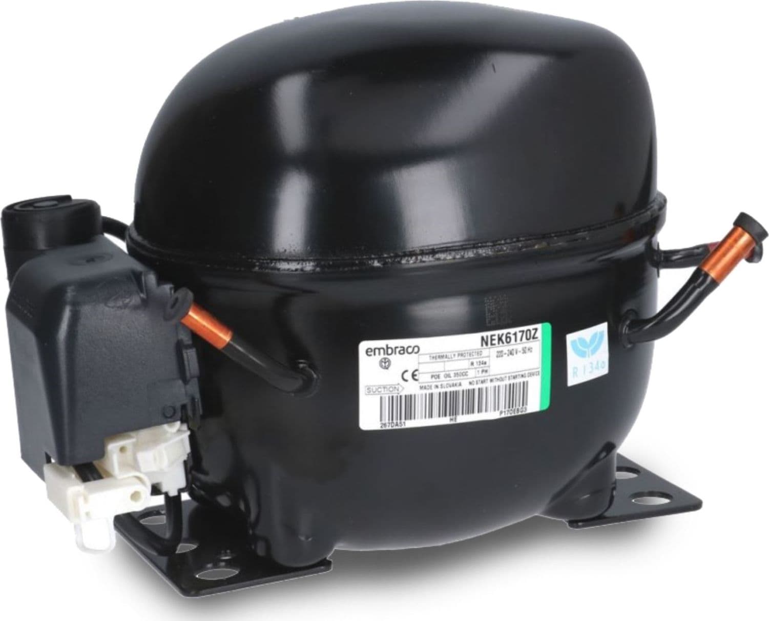 Compressore frigorifero / congelatore embraco nek6170z r134a mbp 50hz - 3