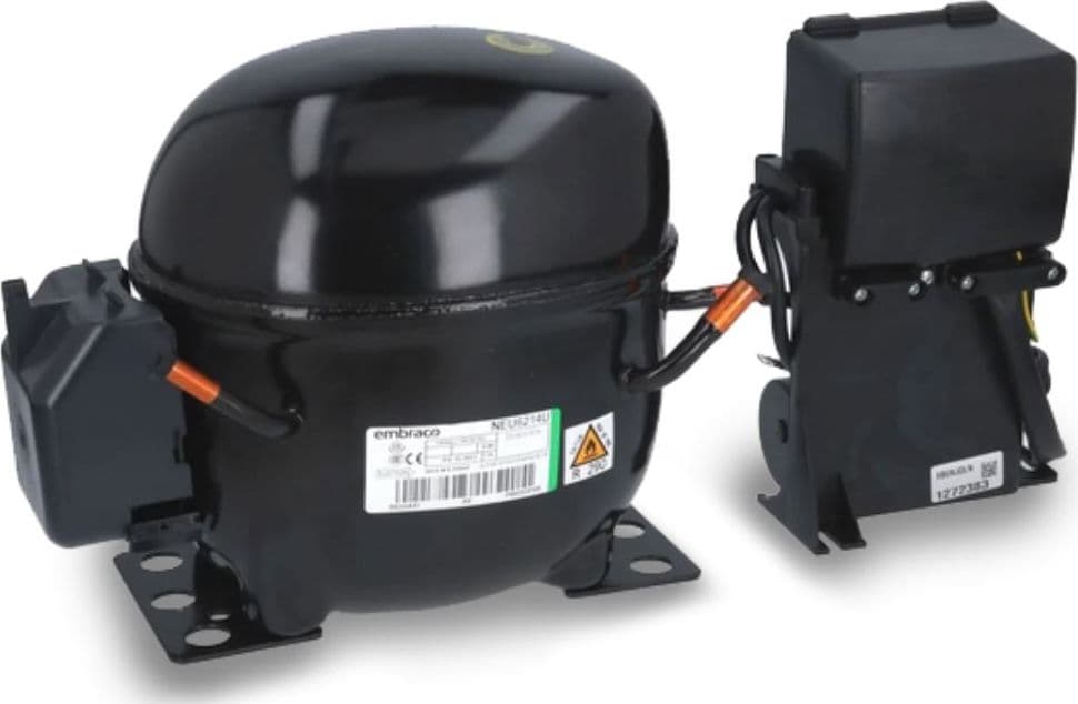 Compressore frigorifero / congelatore embraco neu6214u - gas r290 - mbp 12,12cc - 3