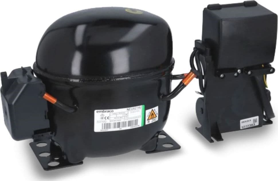 Compressore frigorifero / congelatore embraco neu6214u - gas r290 - mbp 12,12cc - 4
