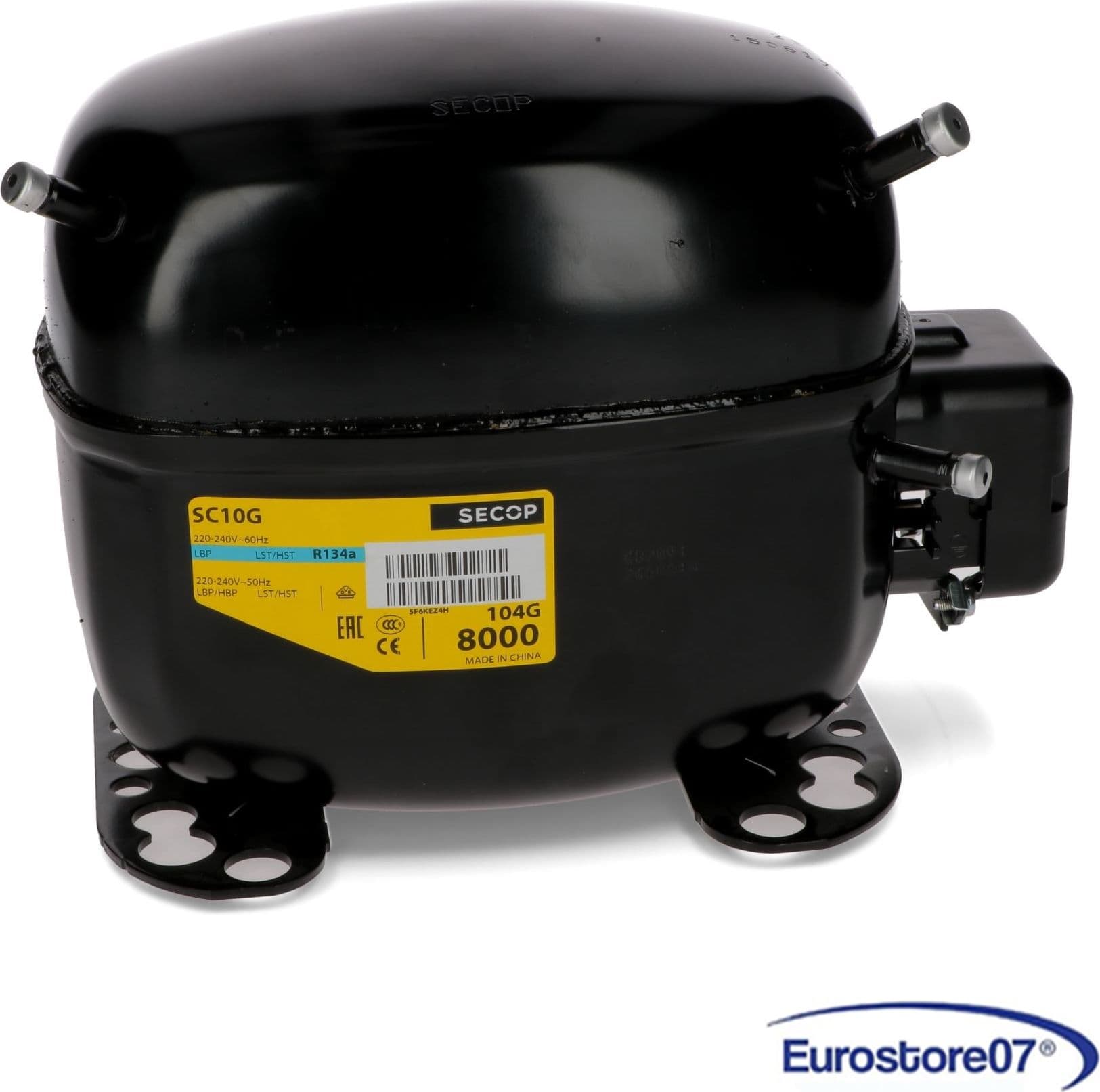 Compressore frigorifero / congelatore secop sc10g - gas r134a - hlbp 10.29cc