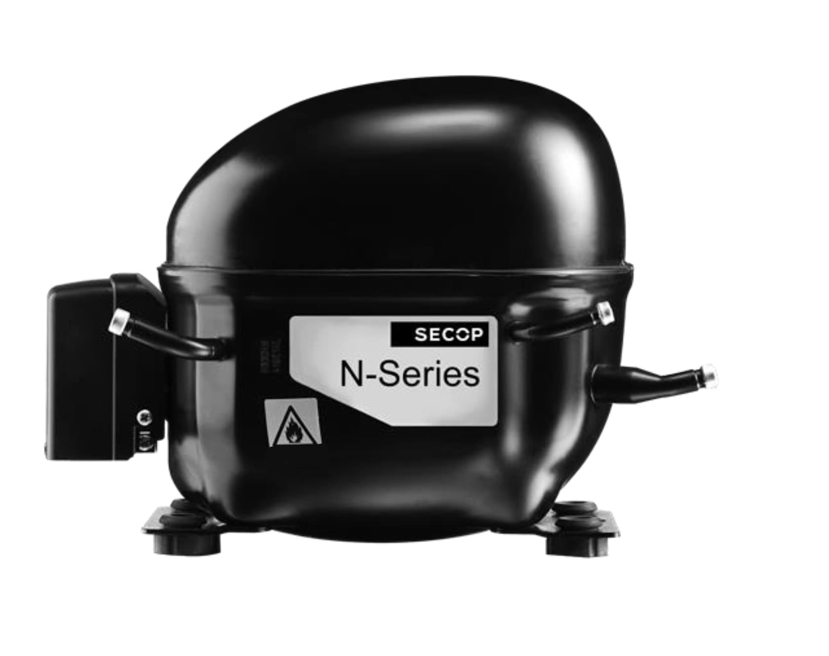 Compressore frigorifero / congelatore secop nle12.6mn - gas  r290 - mbp 12,55cc - 4