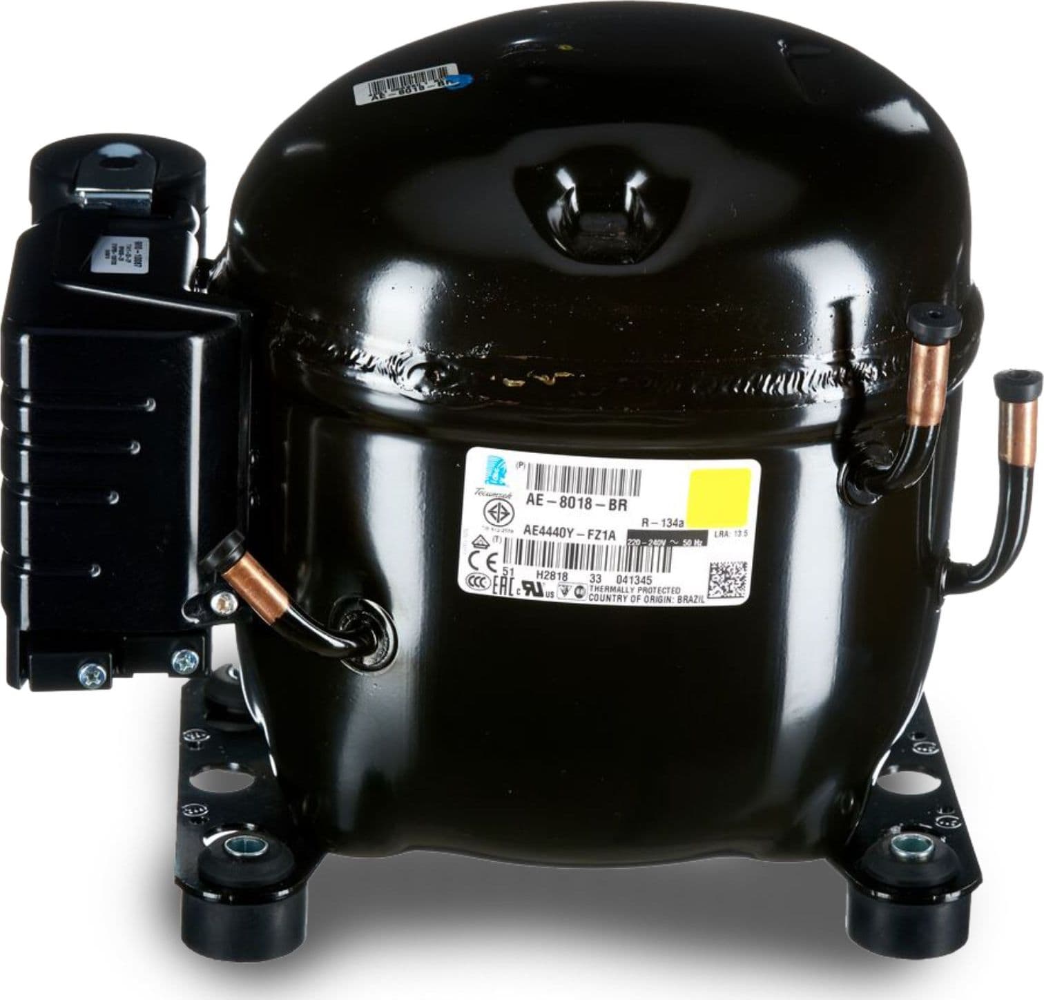 Compressore frigorifero / congelatore  tecumseh ae4440y-fz - gas r134a -  ods - 2