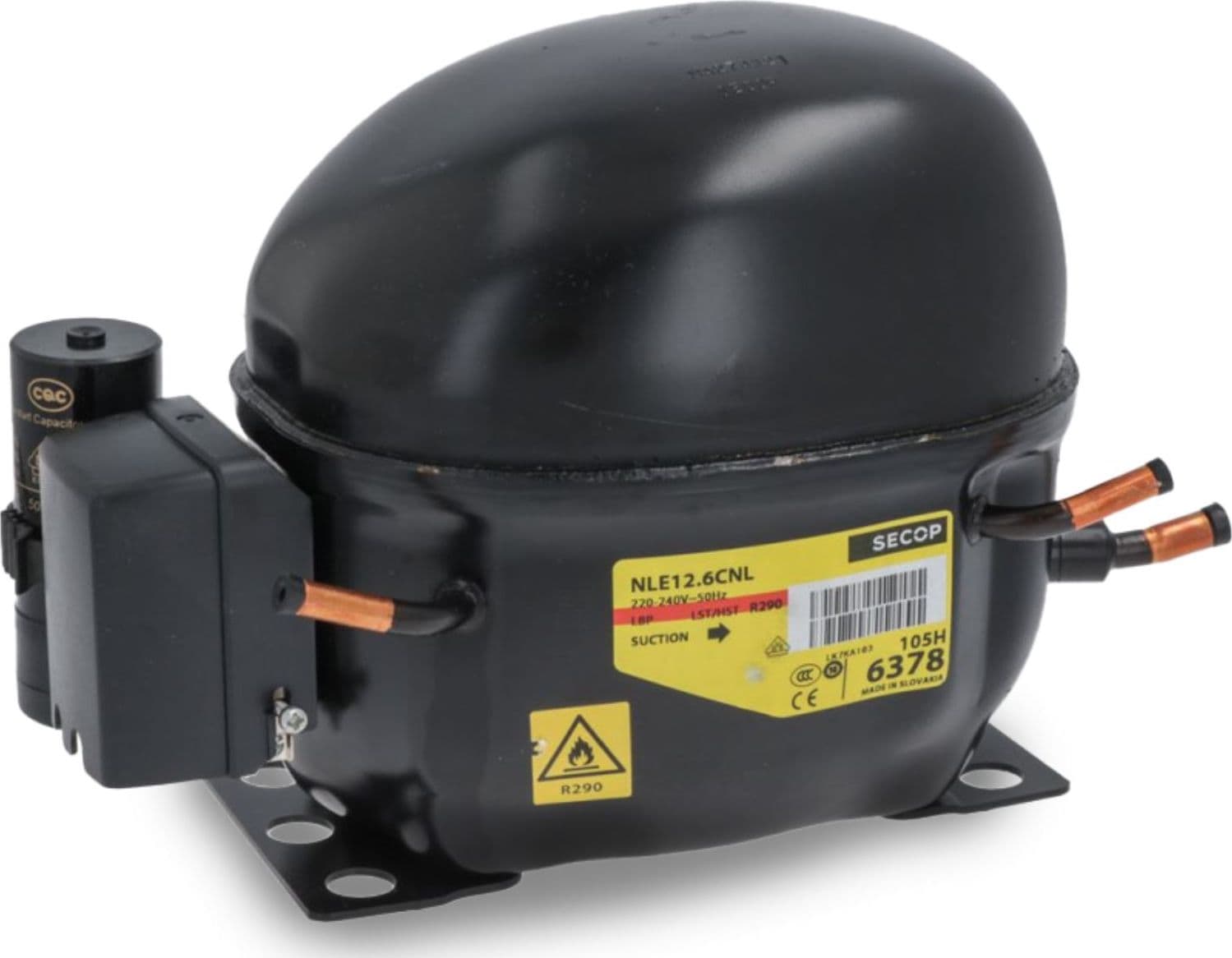 Compressore frigorifero / congelatore  secop nle12.6cnl - gas r290 - lbp 12,55cc - 2