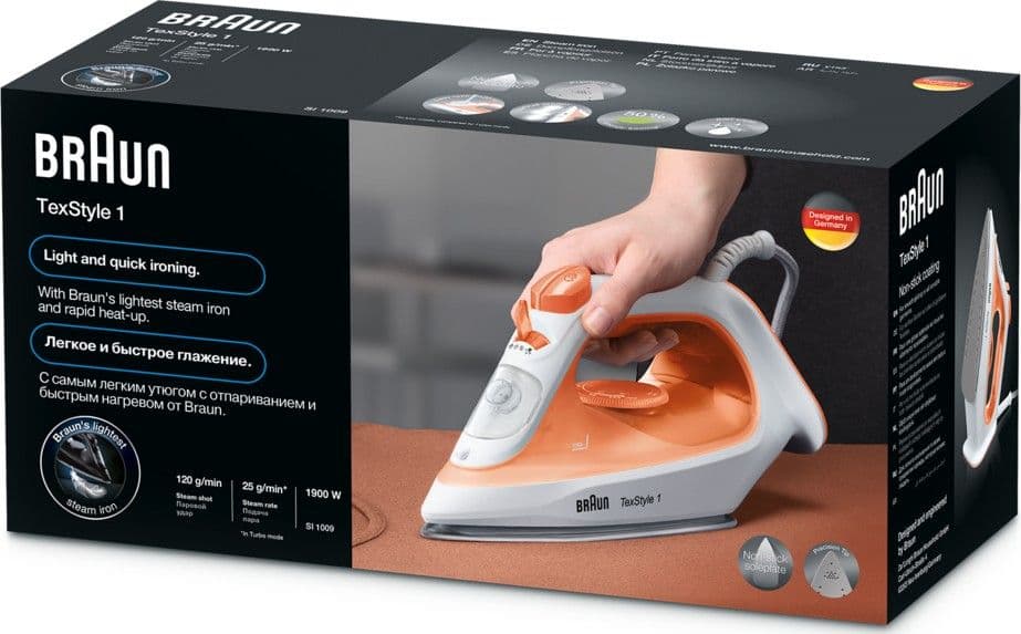 Braun Ferro Stiro TexStyle 1900W Orange SI1009OR - 3