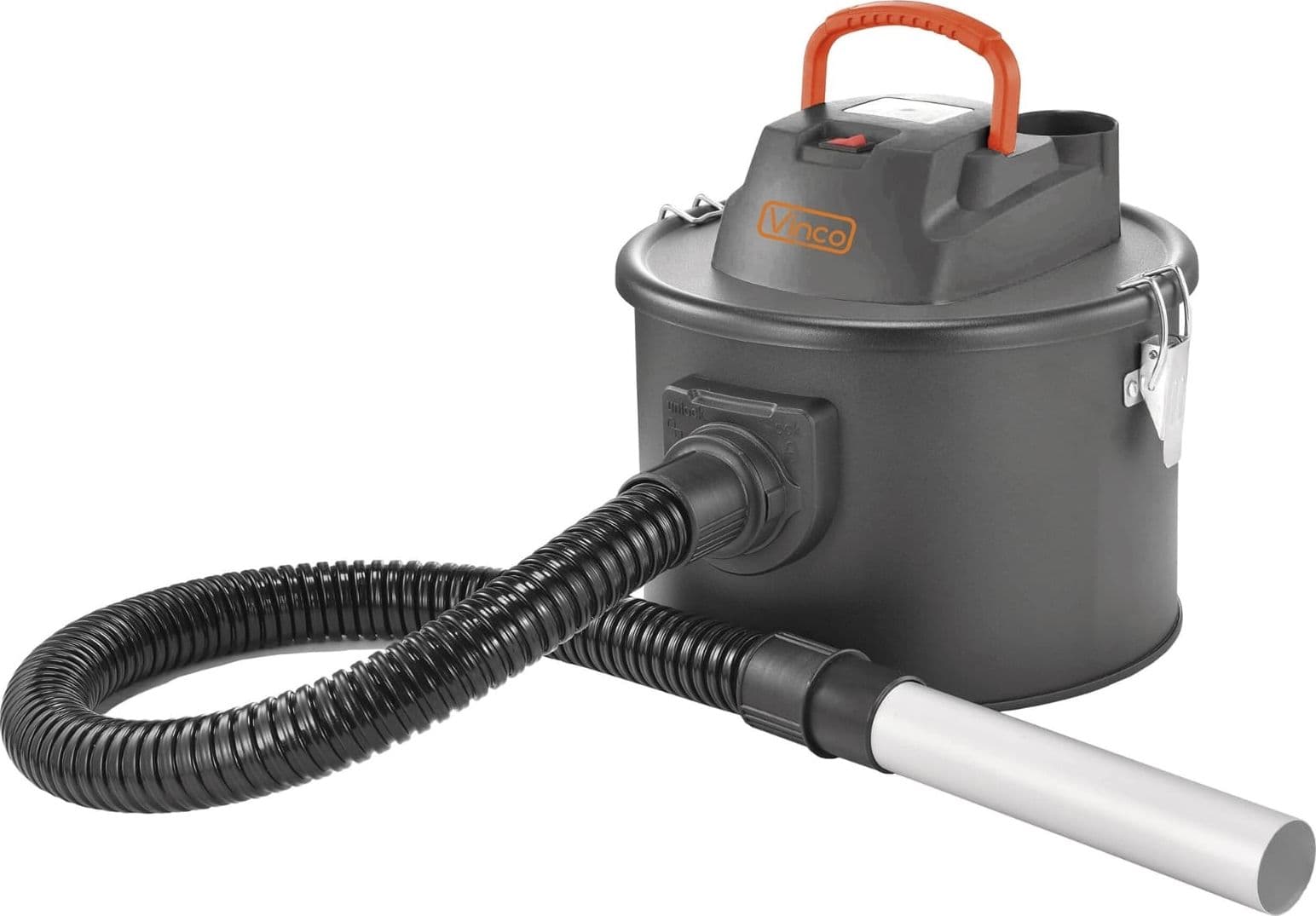 Aspiracenere Vinco 40176 - Motore 600W, Serbatoio 10 Litri in Metallo, per Stufe, Camini e Barbecue - 2