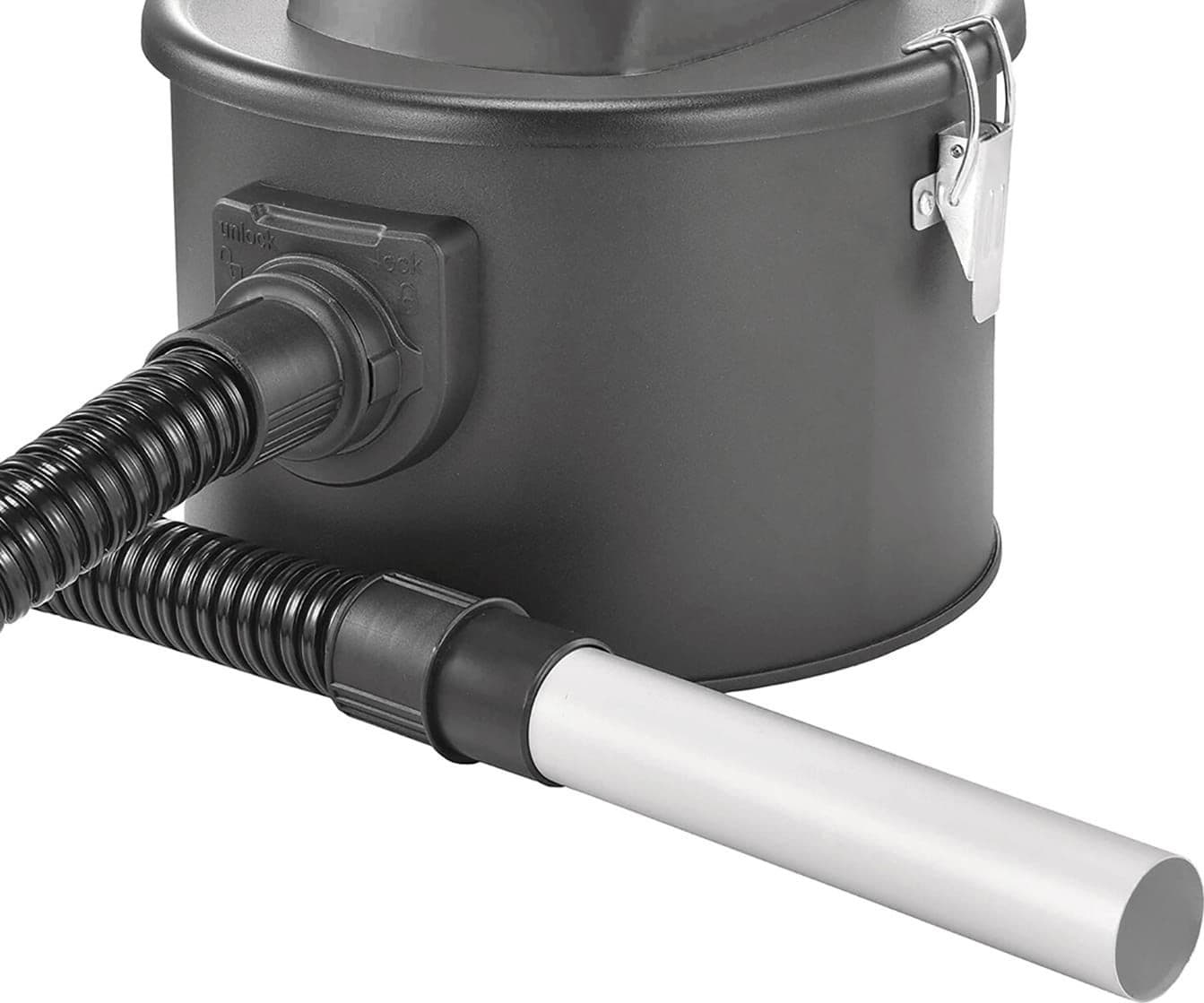 Aspiracenere Vinco 40176 - Motore 600W, Serbatoio 10 Litri in Metallo, per Stufe, Camini e Barbecue - 6
