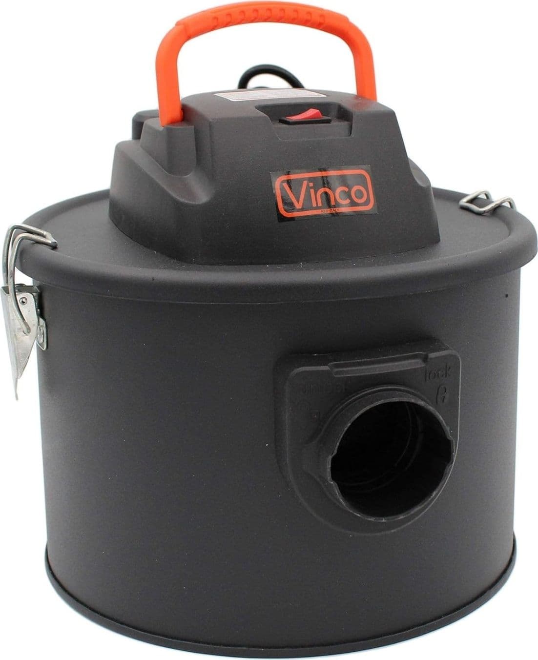 Aspiracenere Vinco 40176 - Motore 600W, Serbatoio 10 Litri in Metallo, per Stufe, Camini e Barbecue - 7