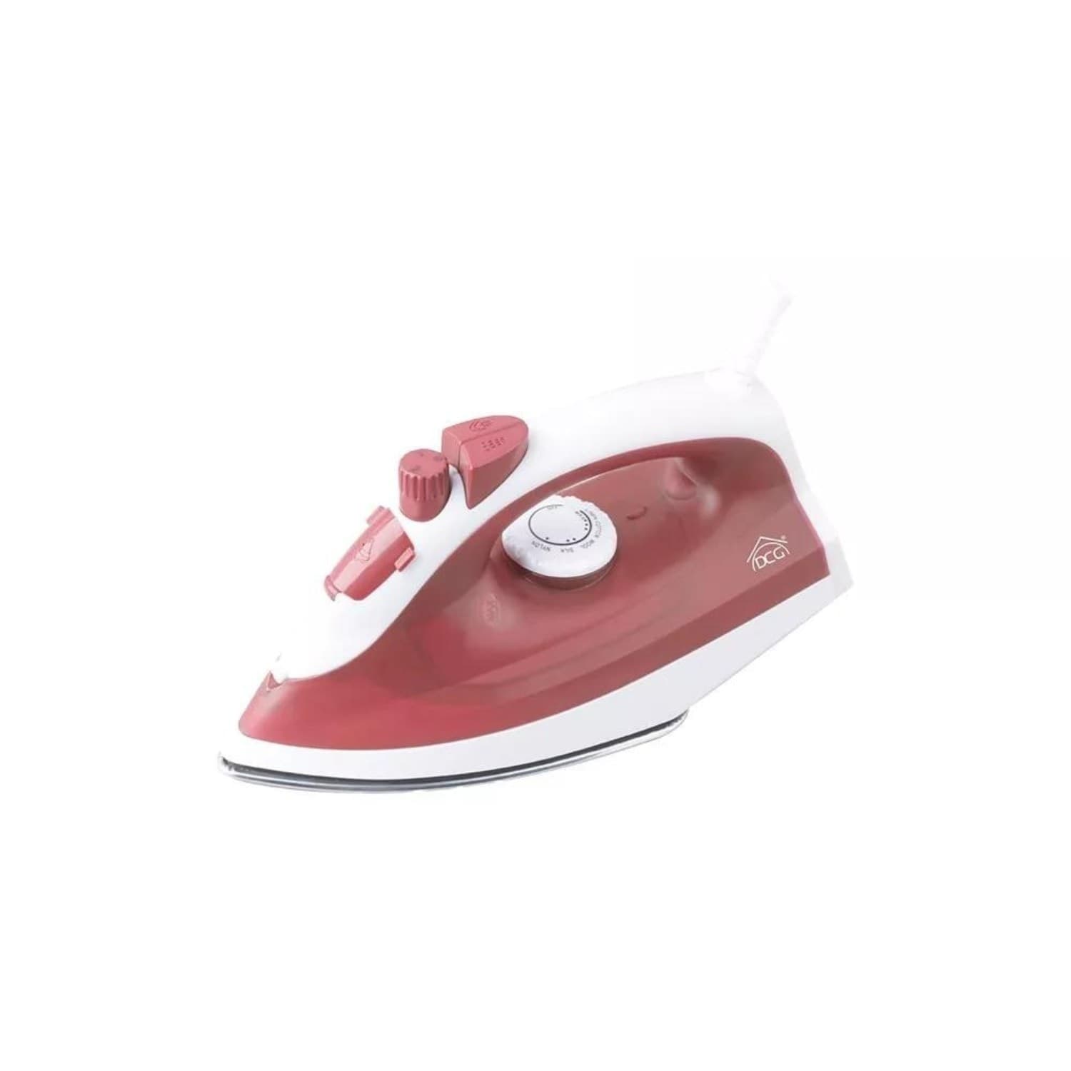 DCG - DB8010 Ferro a Vapore Potenza 1800 Watt Colore Bianco / Rosso - 2