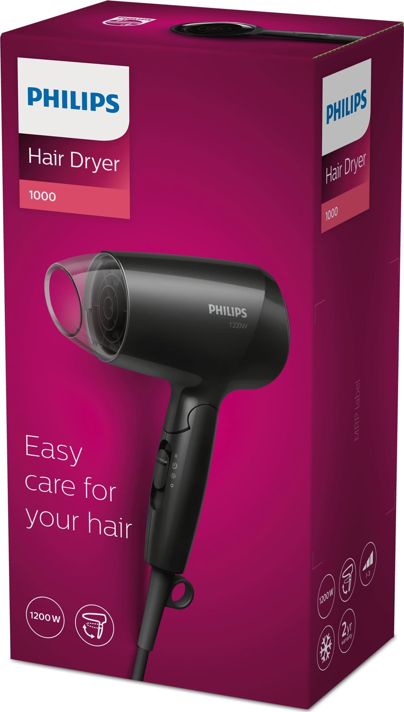 ASCIUGACAPELLI PHILIPS 1200W BHC010/10 - 2