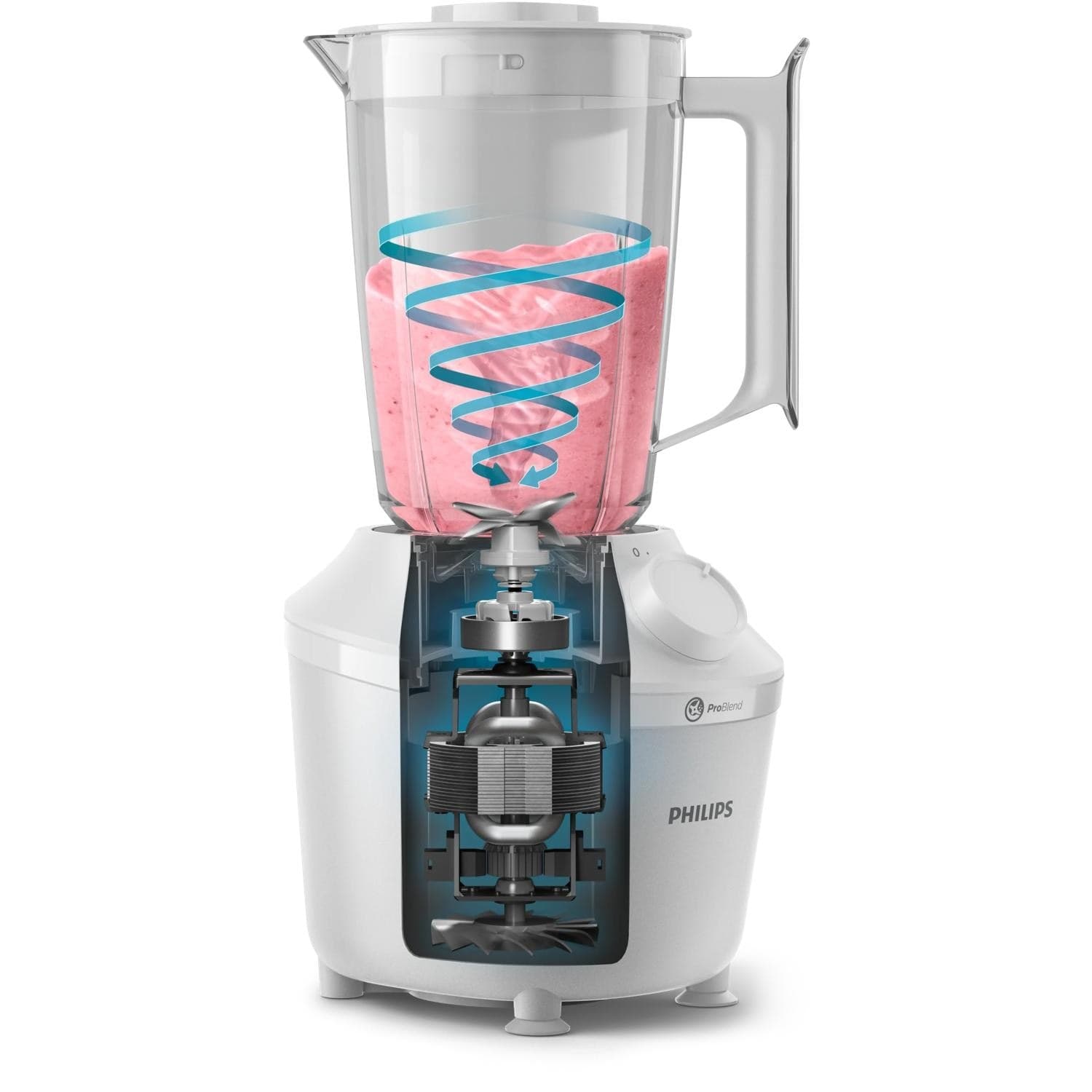Philips Serie 3000 Series 3000 HR2041/00 Frullatore con tecnologia ProBlend, 450 W, 1,9 l - 5