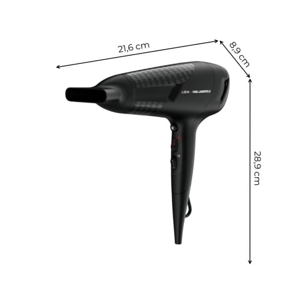 Rowenta X KARL LAGERFELD CV581L asciuga capelli 2300 W Nero - 6