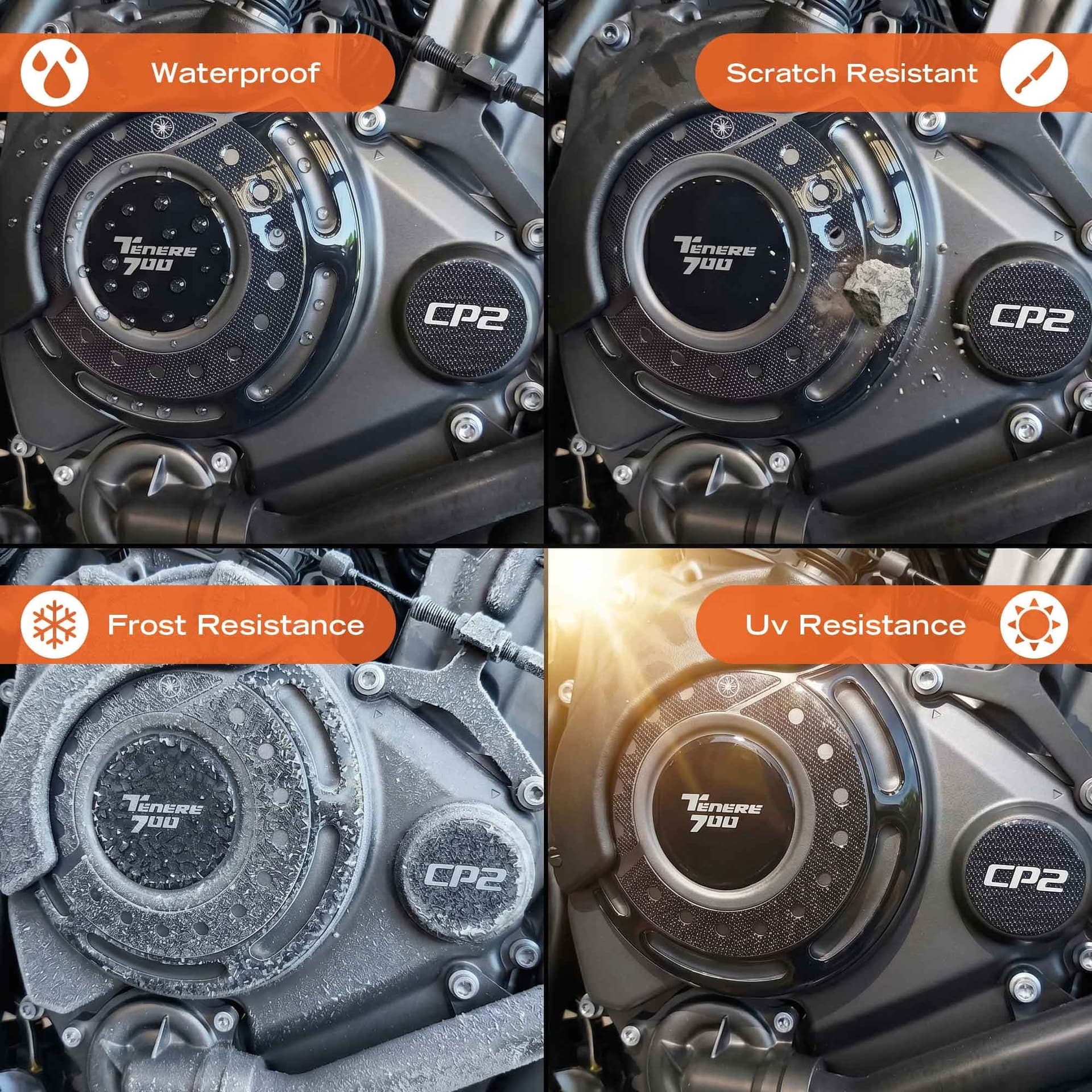 Protezione Carter compatibile con Yamaha Tenere 700 e World Raid 2025-2026 - 4
